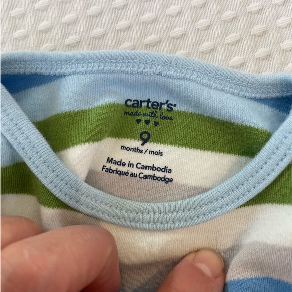 Carter's Striped Tops Bundle 6-12m - Picture 8 of 9